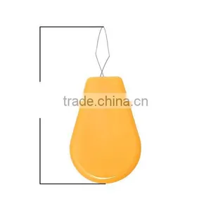 China Wholesale Orange Teardrop Shaped Steel Bow Wire Cross Stitch Needle Threaders thumbnail-2