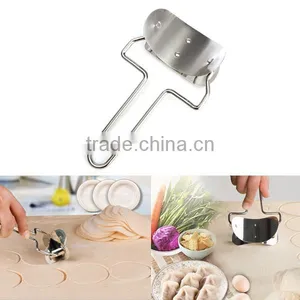 Stainless Steel Dough Press Dumpling Pie Ravioli Mould Maker Cooking Pastry Tools Circle Dumpling Device Dumpling Making Machine thumbnail-1