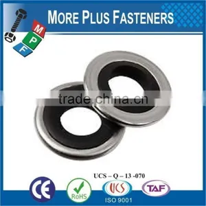 Made in Taiwan Bonded 18 8 Stainless Steel Flush Valve Base Metric Dowty Type Bonded Sealing Washer Steel thumbnail-5