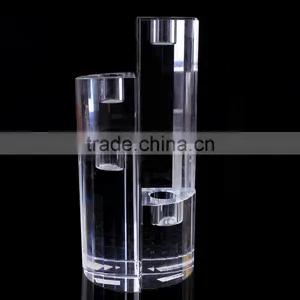 High Quality Wedding Candle Holder / More Size Wedding Gift Crystal Tea Light Holder thumbnail-1