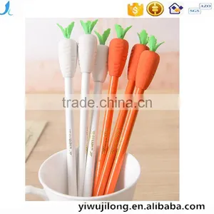Novel Creative 3d Carrot Jumbo Pencil With Eraser Toppers Customs thumbnail-1
