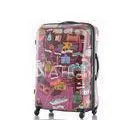 Business Travel Printed PC Trolley Case Extra Large Luggage Sets With 4 Wheels thumbnail-1