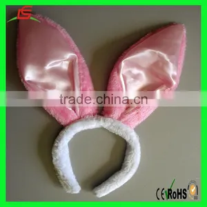 Plush Fluffy Bunny Rabbit Ears Headband Costume Accessory Halloween Dress Up thumbnail-4