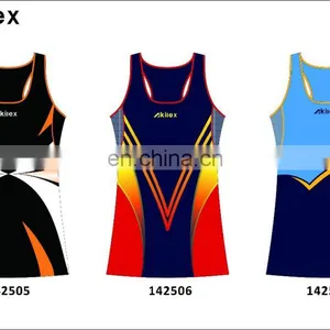 New Style Sublimation Netball Jersey With Design thumbnail-3