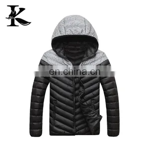 Hot Sale Reflective Breathable Winter Down Jacket Padded Coats With Hood thumbnail-4