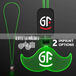 Customized Logo And Shape Christmas Led Necklace thumbnail-2