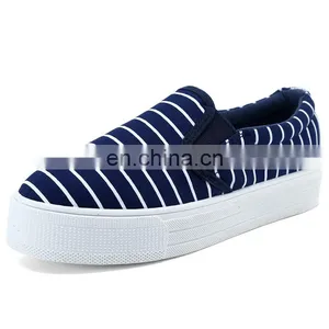 Wholesale Leisure Shoes Canvas High Heel Sneakers thumbnail-4