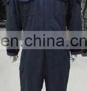 Hot Selling Classic Design Navy Blue 100% Cotton Professional Safety Coverall Workwear thumbnail-2