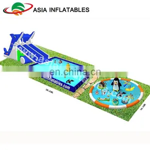 Inflatable Dolphin Water Slide Park , Inflatable Sport Park thumbnail-2