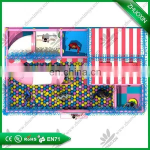 Big Cheap Children Commercial Indoor Plastic Playground Naughty Castle thumbnail-1