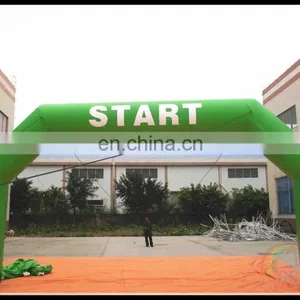 Green Colors Durable Inflatable Marathon Race Finish Line Arch Inflatable Archway For Sale thumbnail-5