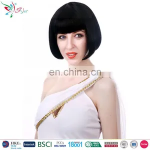 Wholesale Fashion Style Synthetic Wigs Short Bob Wig for Party thumbnail-1