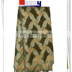 Wholesales African Lace Fabric With Velvet thumbnail-1