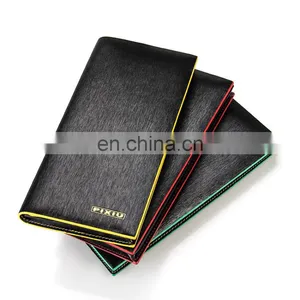 New Promotional Good Quality Human Genuine Leather Wallet Men With Logo thumbnail-5