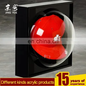 Fashion Clear PMMA Baseball Hat Case Plexiglass Baseball Hat Display Case Acrylic Baseball Hat Display Case thumbnail-1