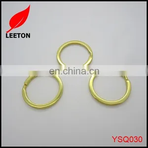 30mm Shiny Gold Flat Split Ring for Gift thumbnail-2