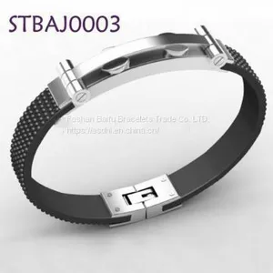Stainless Steel Bracelet Blanks Magnetic Men Handmade Braided Bracelets thumbnail-1