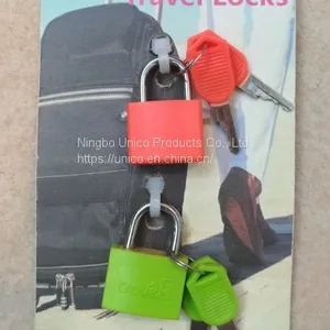 2 Piece Travel Lock Set With Key thumbnail-1