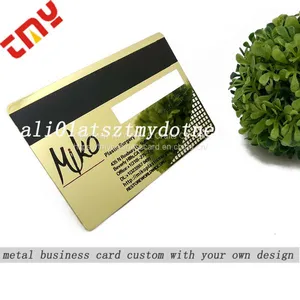 Custom Printing Machines Business Card,Cheap Metal Gold Plated Gold Edge Business Cards thumbnail-2