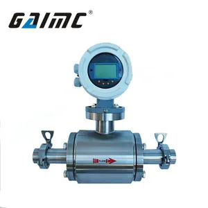 GMF200 Tri-clamp Food Grade Sanitary Electromagnetic Batch Control Flow Meter thumbnail-2