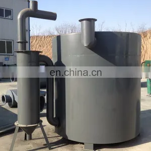 Hoist Type Wood Branch Carbonizing Stove/coconut Shell Charcoal Making Machine/carbon Ashing Furnace thumbnail-2