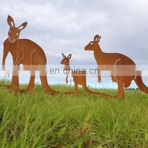 Realistic Corten Steel Animal Sculpture Craft thumbnail-6