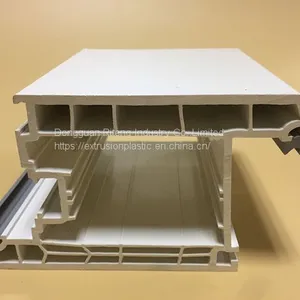 PVC Door Frame,Plastic Extrusion Door Frame, Custom PVC Plastic Extrusion Profile,Plastic Extrusion PVC Profiles/Pipes thumbnail-1