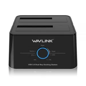 WAVLINK Top Seller USB3.0 Dual Bay Docking Station for 2.5&3.5 thumbnail-1