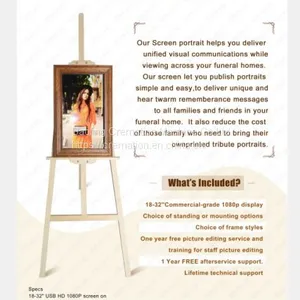 Digital Screen Portrait for Funeral Home Use thumbnail-4