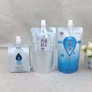 Four-sided Sealed Acid and Alkali Resistant Liquid Packaging Bag/beverage Water Independent Suction Nozzle Packaging Bag Aluminum Foil Bag thumbnail-1