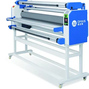DMS-1700A Laminator 62 Inch Self-peeling Automatic Rolling Vinyl PP Sticker Laminating Machine thumbnail-1