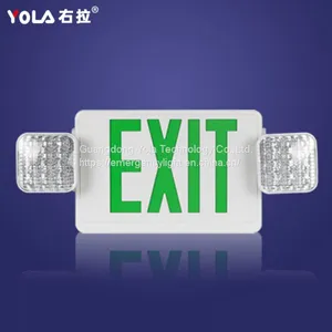 Twin Spot Rechargeable Lamps Indicator Industrial Two Heads LED Emergency Light Exit Sign Lamps thumbnail-4