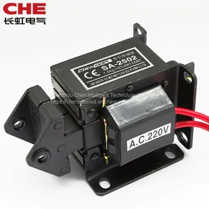 SA-2502 1.5kgf 14.7N 15mm Push Pull Attractive AC Solenoid Electromagnet for Vending Machine thumbnail-1