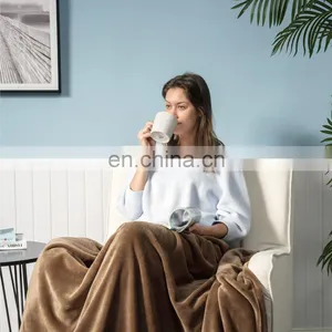 Sublimation Good Elasticity Soft Throw Flannel Fleece Blanket For Travel thumbnail-3