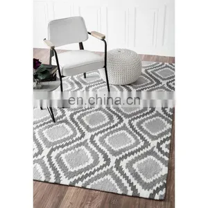 Hot Selling Fashionable Polyester Machine Knitted Rug thumbnail-3