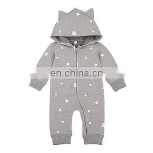 Newborn Baby Boys Girl Clothing Custom Baby Clothes White Heart Printing Blank Baby Rompers thumbnail-3