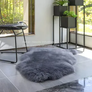 Promotion New Color Real Sheepskin Fluffy Fur Carpet/fur Rug/Fur Mat thumbnail-5