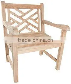 High Quality Wooden Armchair - Wood Garden Dinning Chair - Vietnam Outdoor Factory thumbnail-1