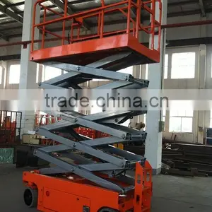 6-12m 300kg Electric Mobile Scissor Lift thumbnail-3