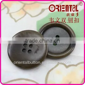 High Standard 4 Holes Natural Corozo Buttons thumbnail-2