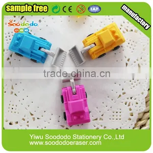 Barricades and Truck Eraser School Rubber thumbnail-1
