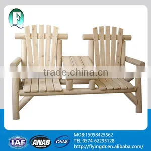 Adirondack Wood Double Chair thumbnail-1