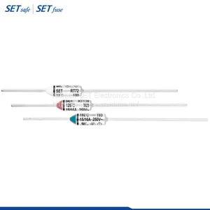 Otco Rt Series (Axial Shape) 15A 16A 250V Non-Resettable Thermal Fuse Cutoff Link Manufacturers With UL CUL VDE PSE Kc CCC thumbnail-1