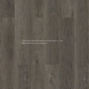 GKBM Greenpy MJ-W6010 New Eco-Friendly Waterproof Dark Grey Click Stone Plastic Composite SPC Flooring thumbnail-2