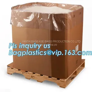 Square Bottom 4mil Clear Pallet Cover, Square Bottom Bag on Roll Pallet Cover Bag, Polyester Pallet Cover Bags, Pallet T thumbnail-1