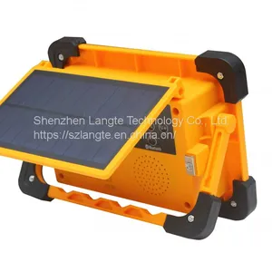 Portable Solar Light Multi-function Dimming Red and Blue Flash China thumbnail-3