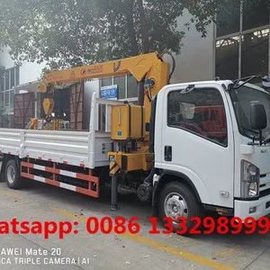High Quality and Best Price ISUZU JAPAN 700P 4*2 LHD 5T Cargo Truck With Crane for Sale thumbnail-2