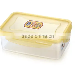 Hot Selling Airtight Square Plastic Microwave Food Storage Container Lunch Box thumbnail-1