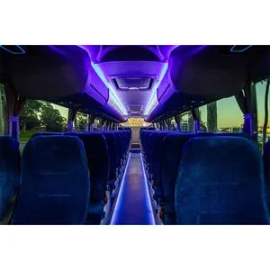 China Brand New Guangtong 12m 50 Seats Electric Tourist Coach Bus 60 Seater Green Zero Emissions Passenger Bus For Sale thumbnail-5