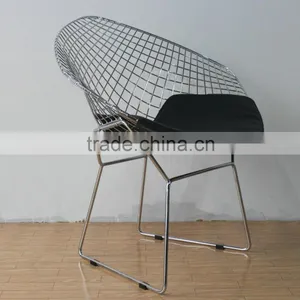 Famous Design Bertoia Diamond Louge Seating Chair Harry Bertoia Wire Chair thumbnail-2